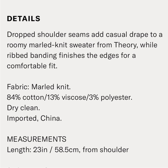 Theory FRETTA B OCEAN TWEED Sweater Large - Picture 8 of 9